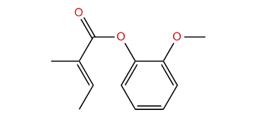 2-Methoxyphenyl (E)-2-methyl-2-butenoate